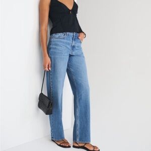 Abercrombie & Fitch Curve Love High Rise Loose Jean Size 14/32